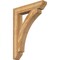 Ekena Millwork Thorton Slat Rough Sawn Bracket, Western Red Cedar, 6"W x 34"D x 46"H BKT06X34X46THR06RWR - alternate 1